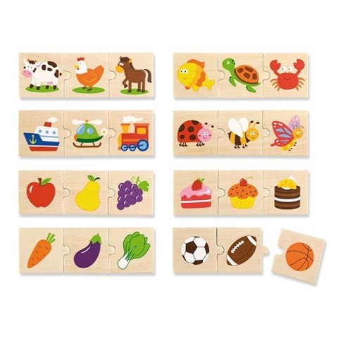 Viga 51608 Zestaw puzzli logicznych 24 elementy Viga 51608 Zestaw puzzli logicznych 24 elementy