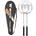 ALUMTEC 330K ZESTAW RAKIET DO BADMINTONA NIEBIESKI+ORANGE WISH WISH