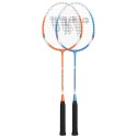 ALUMTEC 330K ZESTAW RAKIET DO BADMINTONA NIEBIESKI+ORANGE WISH WISH