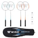 STEELTEC 416K ZESTAW RAKIET DO BADMINTONA WISH WISH