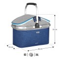 TORBA TERMICZNA NIEBIESKA 35L