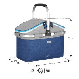 TORBA TERMICZNA NIEBIESKA 35L