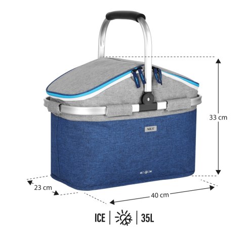 TORBA TERMICZNA NIEBIESKA 35L TORBA TERMICZNA NIEBIESKA 35L