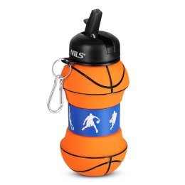 BIDON SILIKONOWY SKŁADANY 550ML BASKETBALL