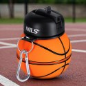 BIDON SILIKONOWY SKŁADANY 550ML BASKETBALL