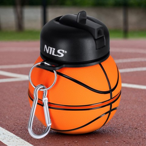 BIDON SILIKONOWY SKŁADANY 550ML BASKETBALL BIDON SILIKONOWY SKŁADANY 550ML BASKETBALL