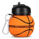 BIDON SILIKONOWY SKŁADANY 550ML BASKETBALL