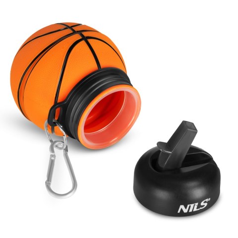 BIDON SILIKONOWY SKŁADANY 550ML BASKETBALL BIDON SILIKONOWY SKŁADANY 550ML BASKETBALL