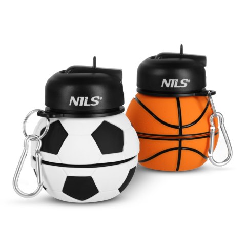 BIDON SILIKONOWY SKŁADANY 550ML BASKETBALL BIDON SILIKONOWY SKŁADANY 550ML BASKETBALL