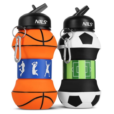 BIDON SILIKONOWY SKŁADANY 550ML BASKETBALL BIDON SILIKONOWY SKŁADANY 550ML BASKETBALL