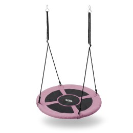 HUŚTAWKA BOCIANIE GNIAZDO RÓŻOWA 100 CM