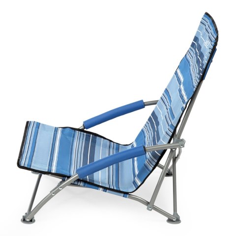 NIEBIESKO-BIAŁE KRZESŁO PLAŻOWE CAMP NIEBIESKO-BIAŁE KRZESŁO PLAŻOWE CAMP