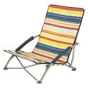 NIEBIESKO-CZERWONE KRZESŁO PLAŻOWE