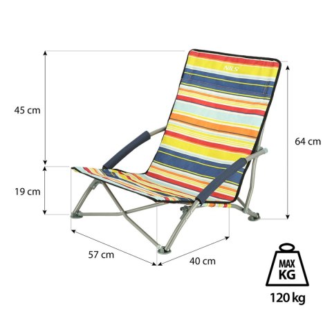 NIEBIESKO-CZERWONE KRZESŁO PLAŻOWE NIEBIESKO-CZERWONE KRZESŁO PLAŻOWE