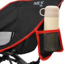 NC3320 KRZESŁO SKŁADANE ULTRALIGHT CZARNE NILS CAMP              NILS CAMP