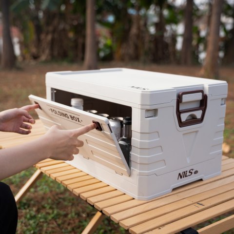 NCB4004 SKŁADANA SKRZYNIA KEMPINGOWA Z POKRYWĄ 50L NILS CAMP NILS CAMP NCB4004 SKŁADANA SKRZYNIA KEMPINGOWA Z POKRYWĄ 50L NILS CAMP NILS CAMP