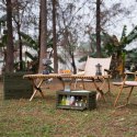 NCB4004 SKŁADANA SKRZYNIA KEMPINGOWA Z POKRYWĄ ZIELONA 50L NILS CAMP NILS CAMP