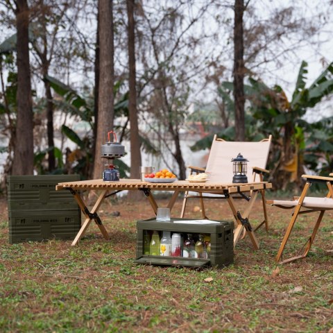 NCB4004 SKŁADANA SKRZYNIA KEMPINGOWA Z POKRYWĄ ZIELONA 50L NILS CAMP NILS CAMP NCB4004 SKŁADANA SKRZYNIA KEMPINGOWA Z POKRYWĄ ZIELONA 50L NILS CAMP NILS CAMP