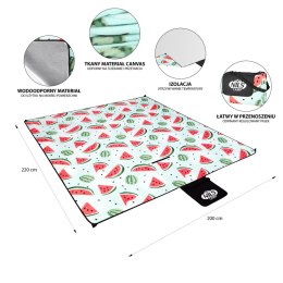 ARBUZY KOC PIKNIKOWY 220×200cm PE + ALU