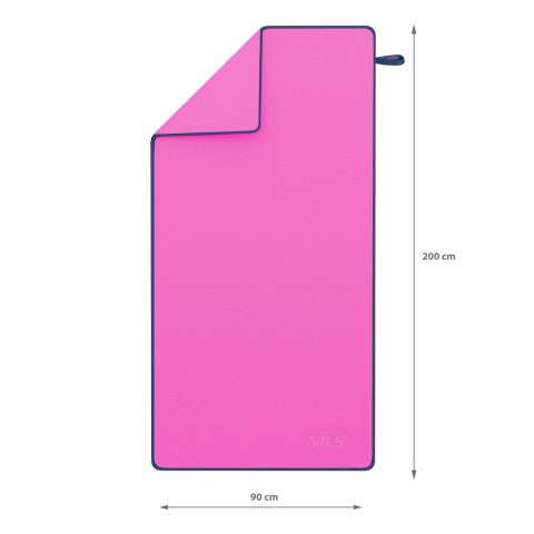 NCR13 RĘCZNIK Z MIKROFIBRY RÓŻOWY 200X90 CM NILS NILS NCR13 RĘCZNIK Z MIKROFIBRY RÓŻOWY 200X90 CM NILS NILS
