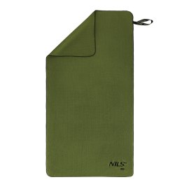 NCR15 RĘCZNIK Z MIKROFIBRY WOJSKOWY KHAKI 120x60 cm NILS CAMP NILS CAMP