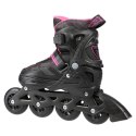NA11002 CZARNO/RÓŻOWE ROZM. L (39-42) ŁYŻWOROLKI NILS EXTREME NILS EXTREME