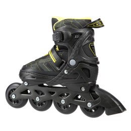 NA11002 CZARNO/ŻÓŁTE ROZM. M (35-38) ŁYŻWOROLKI NILS EXTREME NILS EXTREME