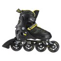 NA11002 CZARNO/ŻÓŁTE ROZM. M (35-38) ŁYŻWOROLKI NILS EXTREME NILS EXTREME