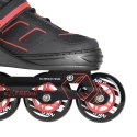 NA14174 A CZARNO-CZERWONE ROZM. L (39-42) ŁYŻWOROLKI NILS EXTREME NILS EXTREME