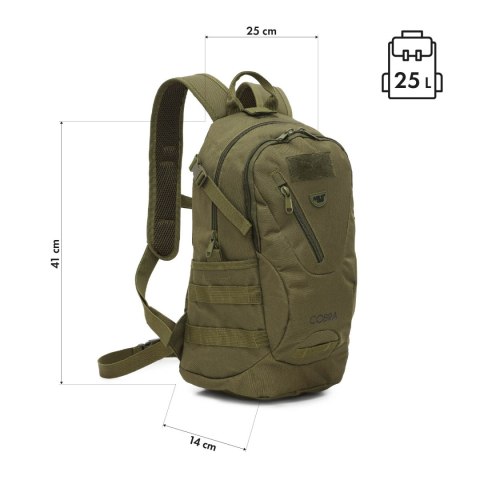 NC3905 PLECAK TAKTYCZNY COBRA ZIELONY 25L NILS CAMP NILS CAMP NC3905 PLECAK TAKTYCZNY COBRA ZIELONY 25L NILS CAMP NILS CAMP