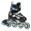NJ1828 A CZARNY ROZM. L (39-42) ŁYŻWOROLKI NILS EXTREME NILS EXTREME