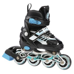 NJ1828 A CZARNY ROZM. L (39-42) ŁYŻWOROLKI NILS EXTREME NILS EXTREME
