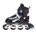 NJ1828 A CZARNY ROZM. L (39-42) ŁYŻWOROLKI NILS EXTREME NILS EXTREME
