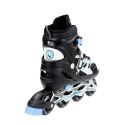NJ1828 A CZARNY ROZM. L (39-42) ŁYŻWOROLKI NILS EXTREME NILS EXTREME