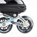 NJ1828 A CZARNY ROZM. L (39-42) ŁYŻWOROLKI NILS EXTREME NILS EXTREME
