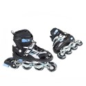 NJ1828 A CZARNY ROZM. L (39-42) ŁYŻWOROLKI NILS EXTREME NILS EXTREME