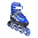 NJ1828 A NIEBIESKI ROZM. L (39-42) ŁYŻWOROLKI NILS EXTREME NILS EXTREME