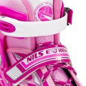 NJ1828 A RÓŻOWY ROZM. L (39-42) ŁYŻWOROLKI NILS EXTREME NILS EXTREME