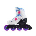NJ/NA0321 A BIAŁE ROZM. L (36-40) ŁYŻWOROLKI NILS EXTREME NILS EXTREME