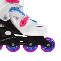 NJ/NA0321 A BIAŁE ROZM. L (36-40) ŁYŻWOROLKI NILS EXTREME NILS EXTREME