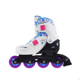 NJ/NA0321 A BIAŁE ROZM. M (31-35) ŁYŻWOROLKI NILS EXTREME NILS EXTREME