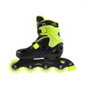 NJ/NA0321 A CZARNO-LIMONKOWE ROZM. L (36-40) ŁYŻWOROLKI NILS EXTREME NILS EXTREME