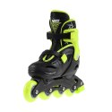 NJ/NA0321 A CZARNO-LIMONKOWE ROZM. L (36-40) ŁYŻWOROLKI NILS EXTREME NILS EXTREME