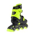 NJ/NA0321 A CZARNO-LIMONKOWE ROZM. L (36-40) ŁYŻWOROLKI NILS EXTREME NILS EXTREME