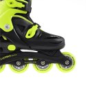 NJ/NA0321 A CZARNO-LIMONKOWE ROZM. L (36-40) ŁYŻWOROLKI NILS EXTREME NILS EXTREME