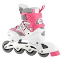 NA10602 RÓŻOWY ROZM. L(39-42) ŁYŻWOROLKI NILS EXTREME NILS EXTREME