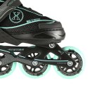 NA11008 CZARNO-MIĘTOWY ROZM. L (39-42) ŁYŻWOROLKI NILS EXTREME NILS EXTREME