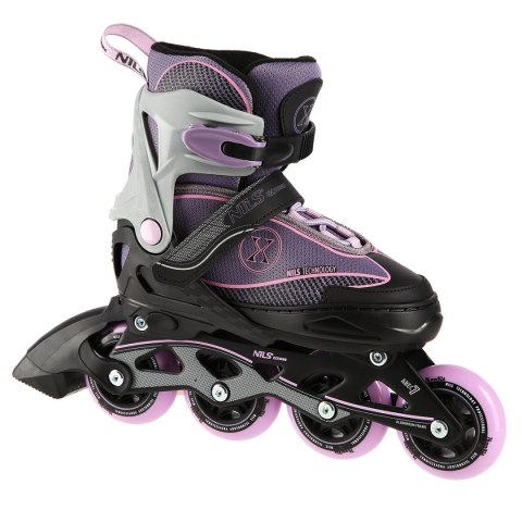 NA11008 SZARO-FIOLETOWY ROZM. M (35-38) ŁYŻWOROLKI NILS EXTREME NILS EXTREME NA11008 SZARO-FIOLETOWY ROZM. M (35-38) ŁYŻWOROLKI NILS EXTREME NILS EXTREME