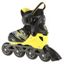 NA11010 CZARNO-ŻÓŁTY ROZM. S (31-34) ŁYŻWOROLKI NILS EXTREME NILS EXTREME
