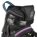 NA1128 CZARNO-FIOLETOWY ROZM. L(39-42) ŁYŻWOROLKI NILS EXTREME NILS EXTREME